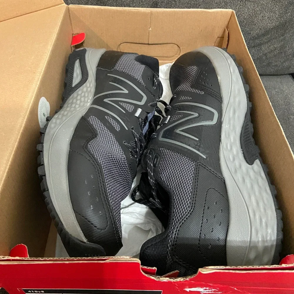 New Balance 410v8 Trail Running Shoes Mens 13 Black Rugged Gorpcore‎ MT410LB8